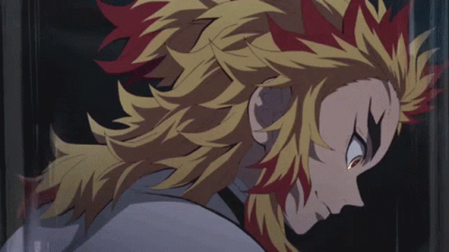 Rengoku Death Looking Back GIF