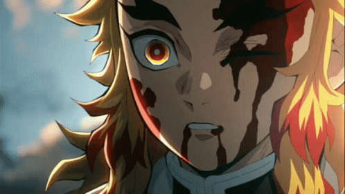 Rengoku Death Sad Eyes Leaving GIF