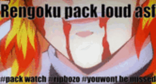 Rengoku Death Slowly Fading GIF