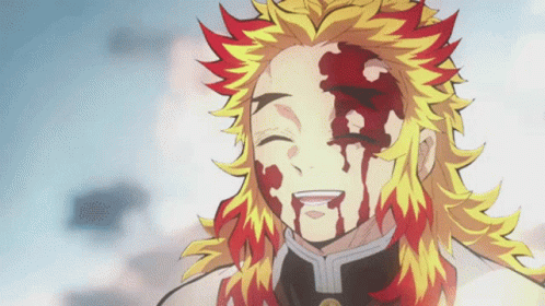 Rengoku Death Still Smiling GIF