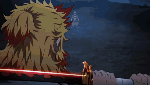 Rengoku Vs Akaza Alive GIF