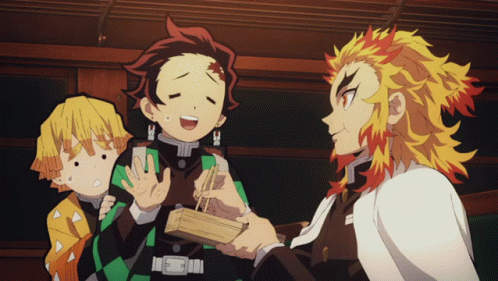 Rengoku Vs Akaza Kimetsu Characters GIF