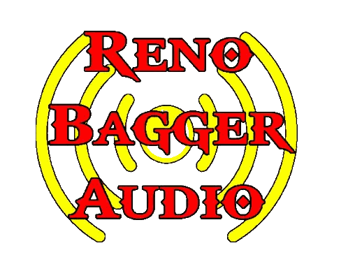 Reno Bagger Audio Logo with Yellow Letters