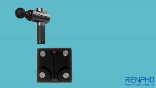Renpho Advertisement Massager And Scale GIF