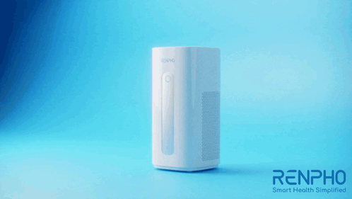 Renpho Smart Health Simplified Is Written On The Blue Background GIF