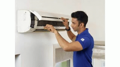 Repairing Man Air Conditioning GIF
