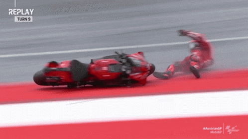 Replay Motorcycle Race Austrian GP GIF