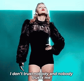 Reputation Taylor Don't Trust Nobody GIF
