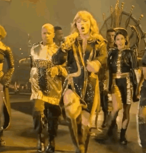 Reputation Taylor Gold And Black GIF