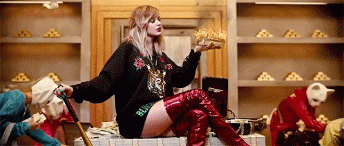 Reputation Taylor Money Heist GIF