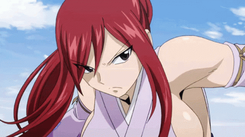 Requip Magic Erza Scarlet Sword GIF