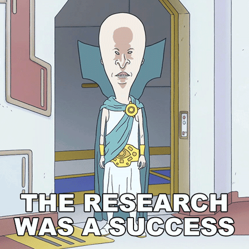 Research Was A Success GIF