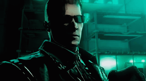 Resident Evil Albert Wester Thinking GIF