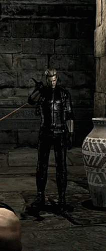 Resident Evil Dude Albert Wesker GIF