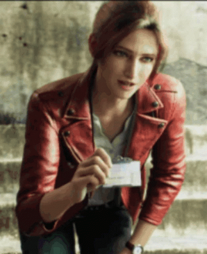 Resident Evil Female Identification Card GIF