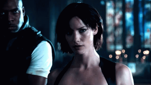 Resident Evil Sienna Guillory GIF