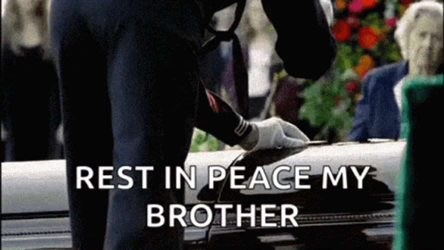 Rest In Peace My Brother Soldier Army American Flag GIF