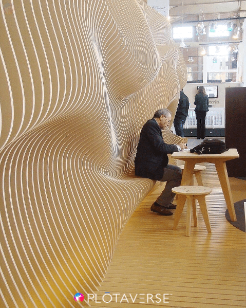 Restaurant Abstract Bench GIF