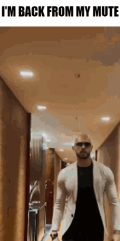 Resurrection Andrew Tate Back From Mute Meme GIF
