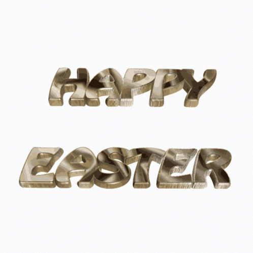 Resurrection Sunday Happy Easter Changing Letters GIF