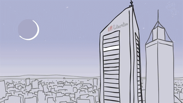 Retro Animation Office Clip GIF