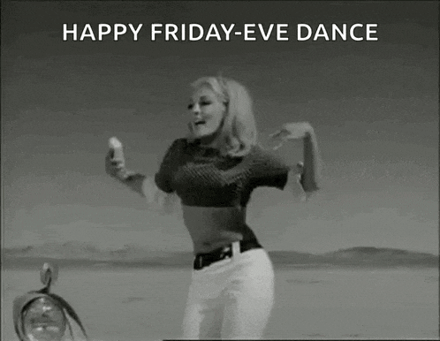 Retro Dance Blonde Bombshell Gif GIF