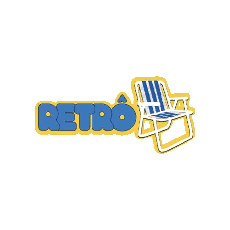 Retro Logo with Blue and Yellow Chair