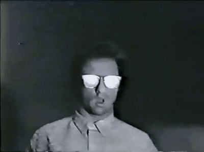 Retro Man Exploding Head GIF
