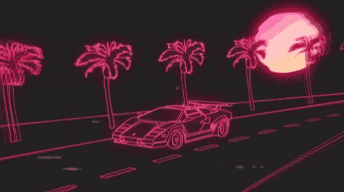 Retro Miami Gif GIF