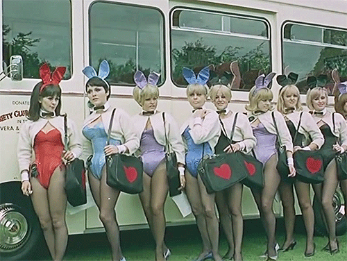 Retro Playboy Bunnies GIF
