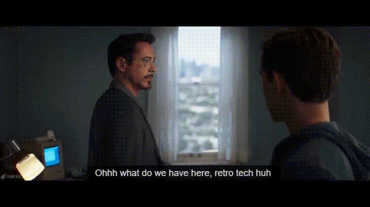 Retro Style Parker Stark GIF