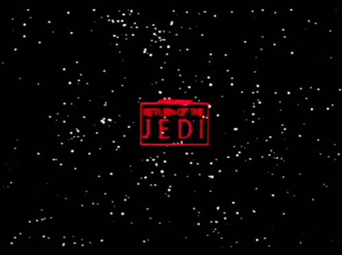 Return of the Jedi Logo in Red