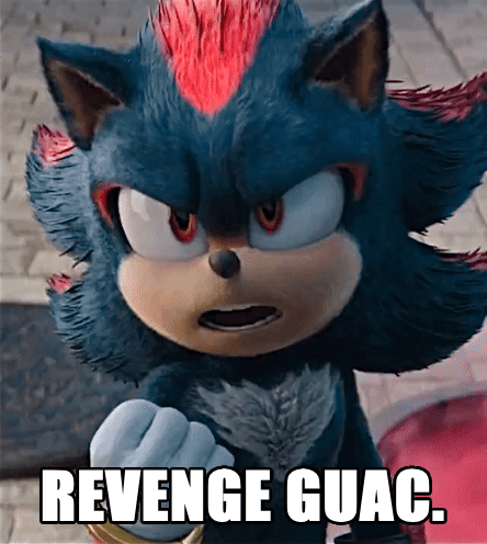 Revenge Guac Cartoon Character