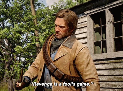 Revenge In A Fool Game Arthur Morgan GIF