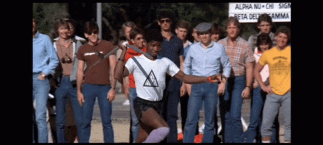 Revenge Of The Nerds Lamar Striking GIF
