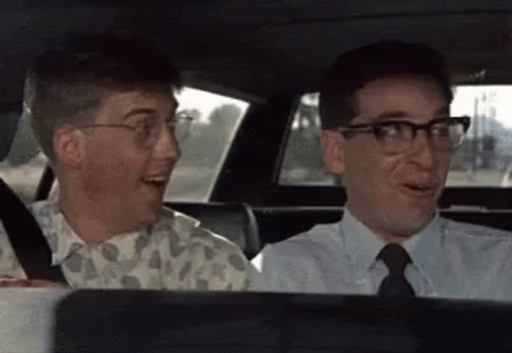 Revenge Of The Nerds On The Car GIF