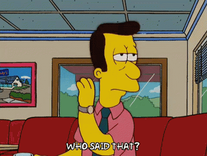Reverend Lovejoy Who Said That GIF