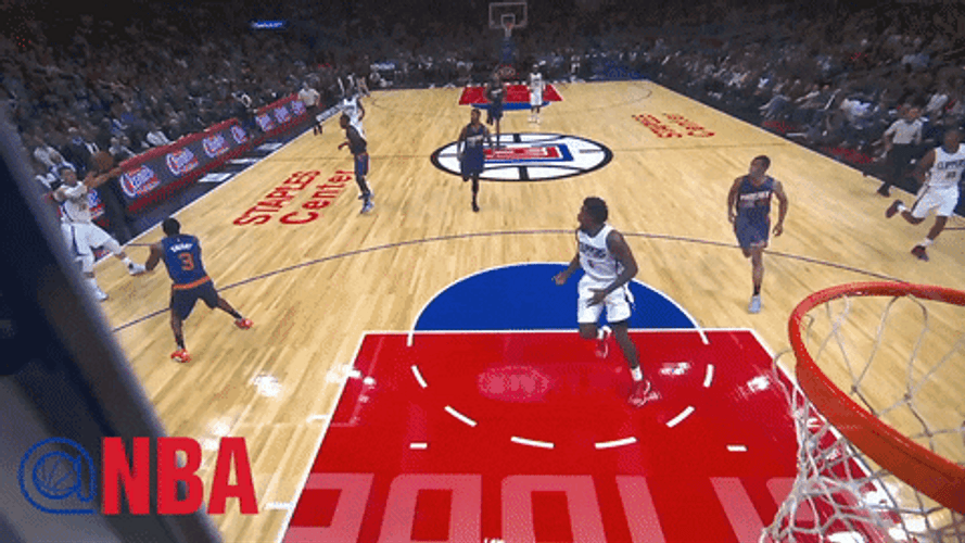Reverse Alley Oop LA Clippers GIF