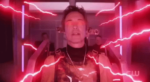 Reverse Flash Lightning Streak Superpower GIF