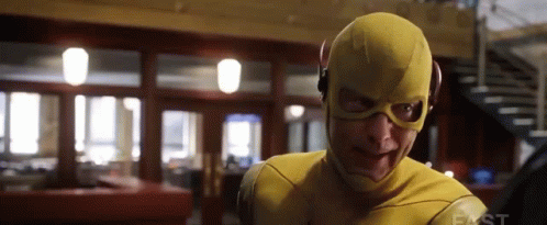 Reverse Flash Professor Zoom Attacking Civilian GIF