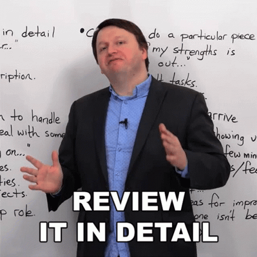 Review It In Detail GIF