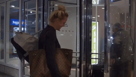 Revolving Door Confused Holly Holm GIF