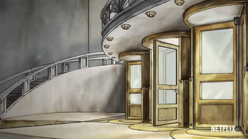 Revolving Door Disenchantment Princess Bean GIF
