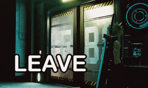 Revolving Door Leave Meme GIF