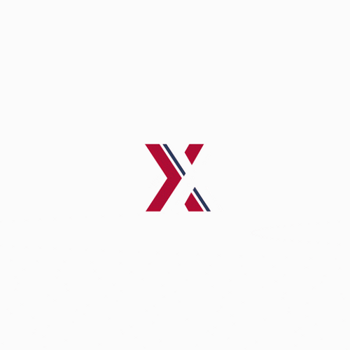 Revolving Little X Mobile Design GIF
