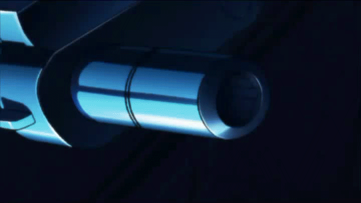 Revy Anime Girl Smiling Gun Flash GIF