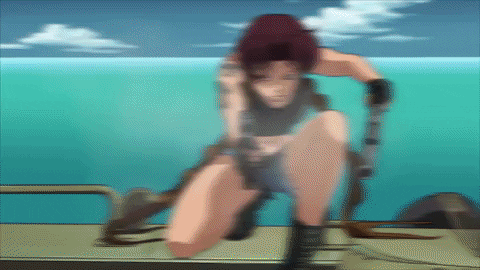 Revy Black Lagoon Gun Explosion GIF