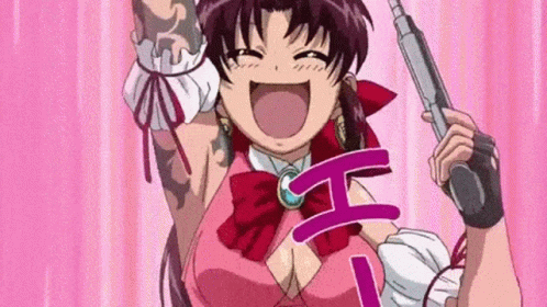 Revy Pissed Funny Scene Black Lagoon GIF