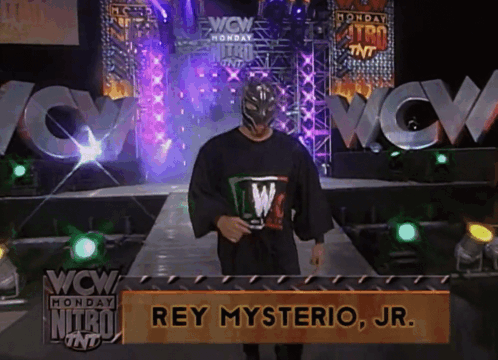 Rey Mysterio Jr. Walking Down Aisle