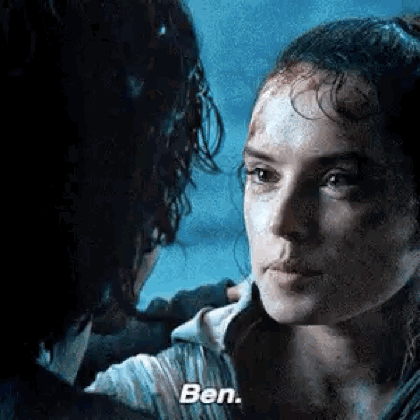Rey Says Ben Reylo GIF